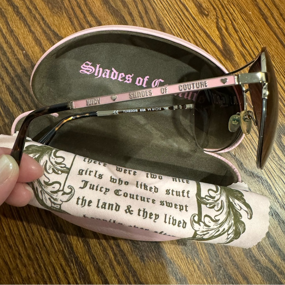 Authentic Vintage Juicy Couture Pink Sunglasses